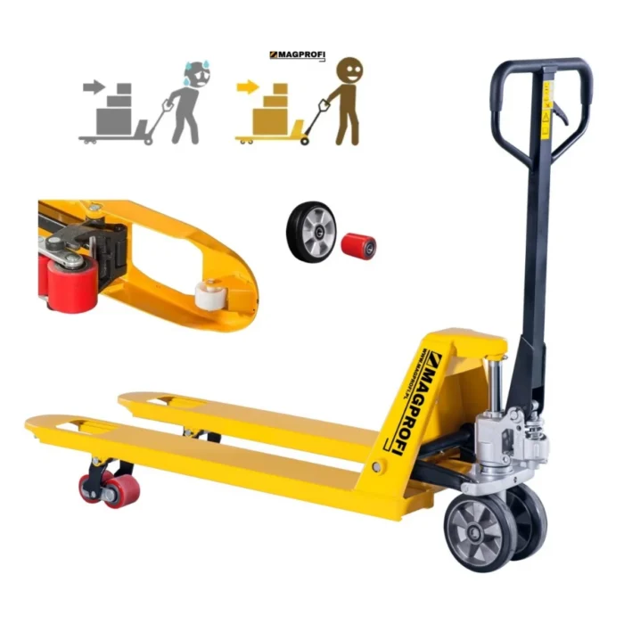 1 Paleciak ręczny obsługuje się bardzo lekko