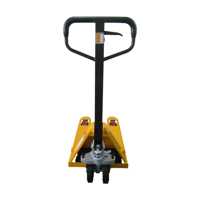 Wózek paletowy MPW25G/800 Paleciak krótki ze zbliżeniem na mocną pompę