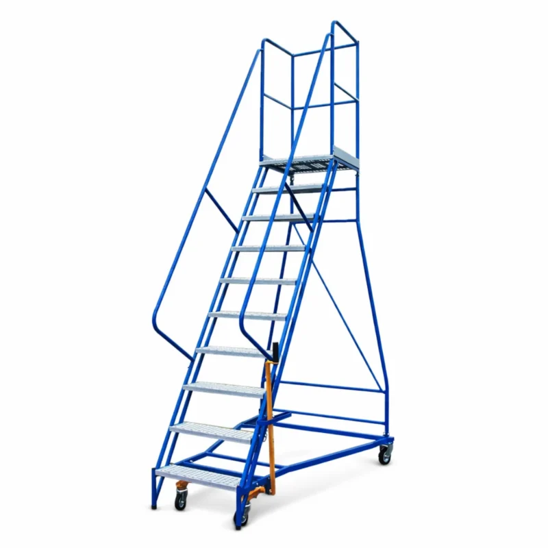 drabina z podestem roboczym