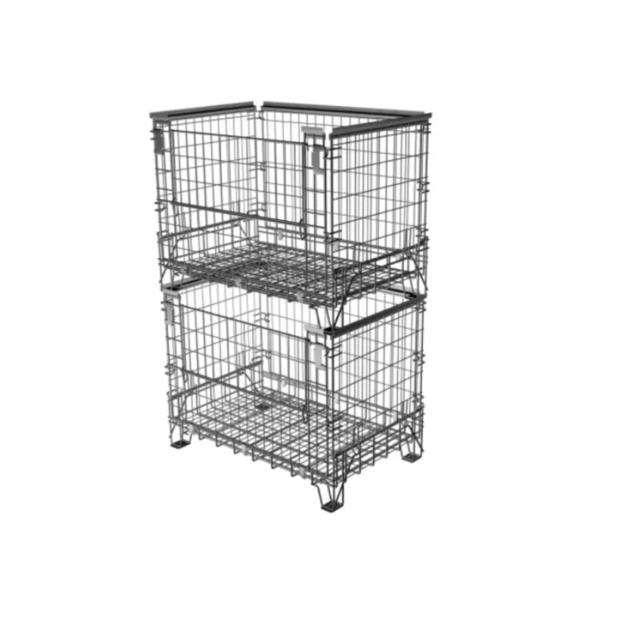 2c kosz metalowy sztaplowanie