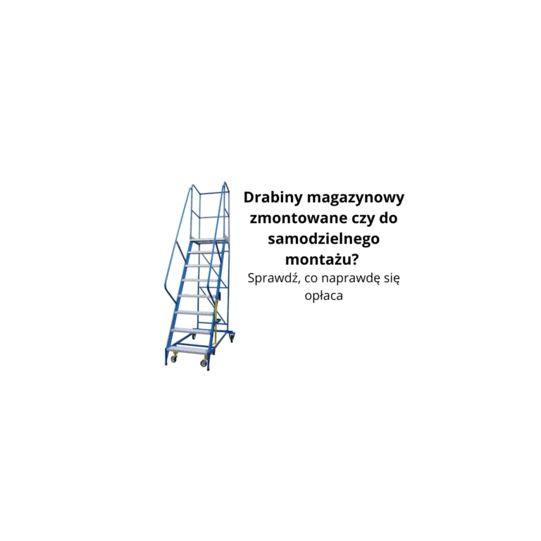 Drabiny magazynowe
