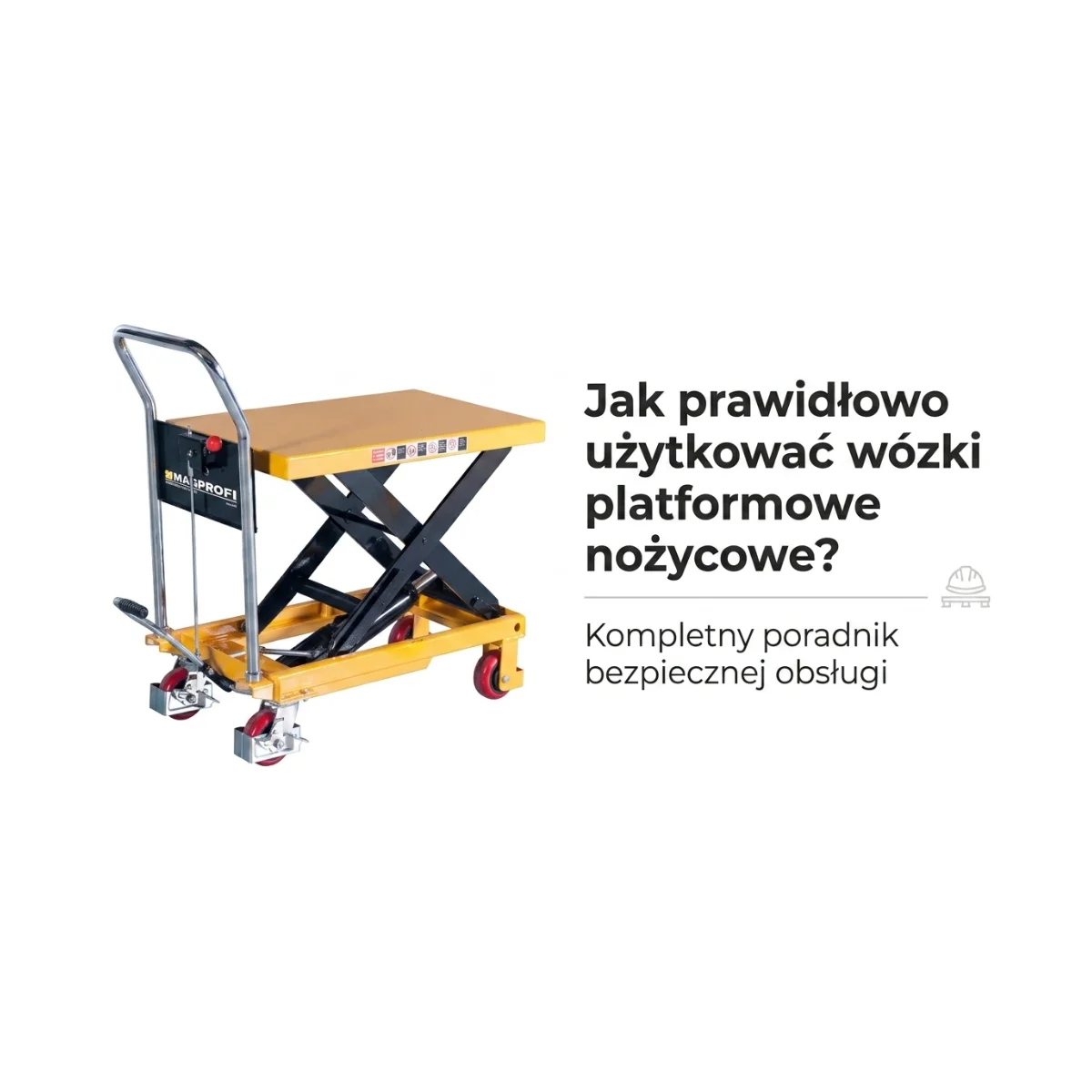Wózki platformowe nożycowe